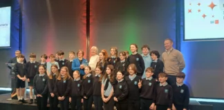 Scoil na bhForbacha celebrates national RSA Award as students push for road safety
