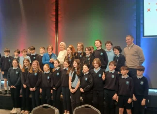 Scoil na bhForbacha celebrates national RSA Award as students push for road safety
