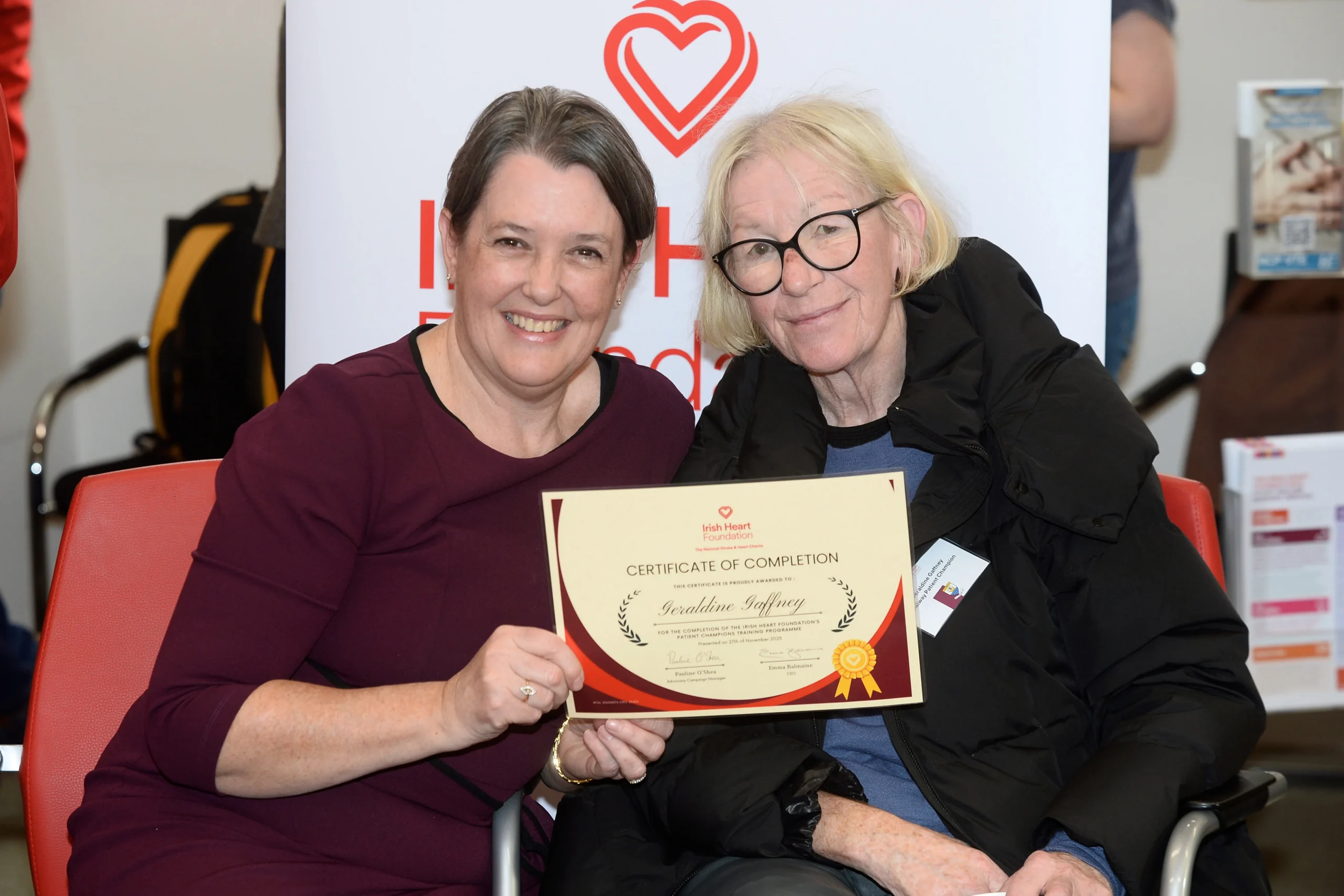 Galway woman who had a stroke graduates as Patient Champion - Galway Daily