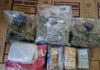Three arrested in €103,000 cocaine and cannabis seizure