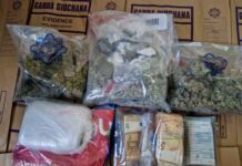 Three arrested in €103,000 cocaine and cannabis seizure