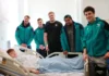 Connacht Rugby Team brings cheer to Paediatric Unit at UHG