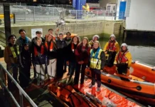 RNLI training exercise with University of Galway Medicine Students