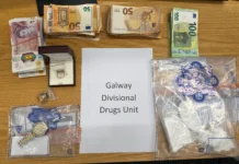 Cocaine, cash, and car seized in Loughrea raids as two men arrested
