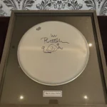 Phil Collins drum head raises €3k for children’s hospice at Galway Drum Show auction