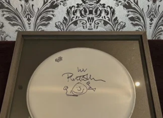 Phil Collins drum head raises €3k for children’s hospice at Galway Drum Show auction