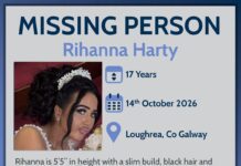 Garda appeal for missing Loughrea teenager